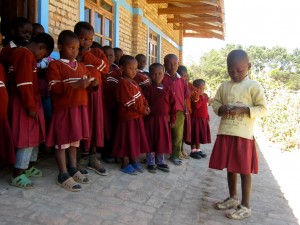 Tanzania local school kids